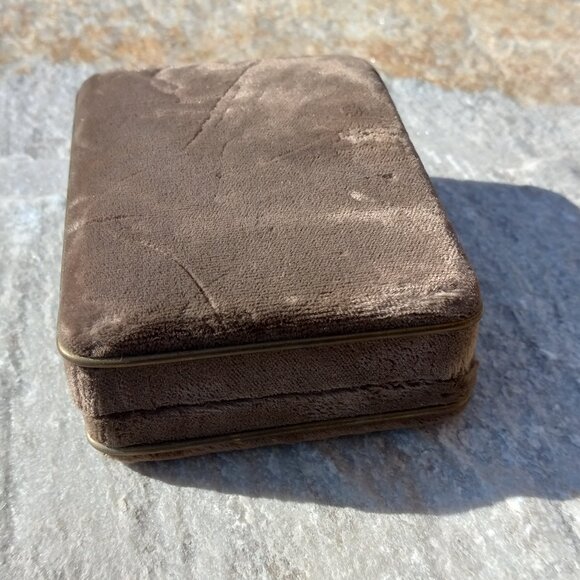 Swank Grand Prix TIGERS EYE Cufflinks Rectangular Gold Bars Original Vel… - Picture 15 of 15